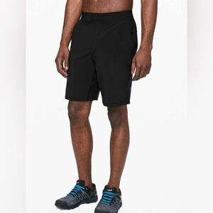 Men's Black Lululemon T.H.E. Short 9” *Linerless